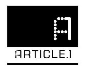 A1 ARTICLE.1 logo