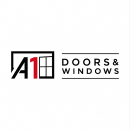 A1 DOORS & WINDOWS logo