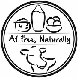 A1 FREE, NATURALLY logo