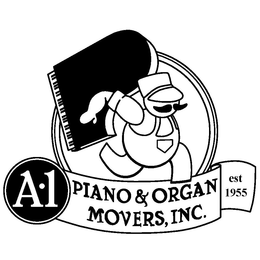 A·1 PIANO & ORGAN MOVERS INC. EST 1955 logo