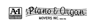 A1 PIANO & ORGAN MOVERS INC. SINCE 1955 logo