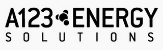 A123 ENERGY SOLUTIONS logo