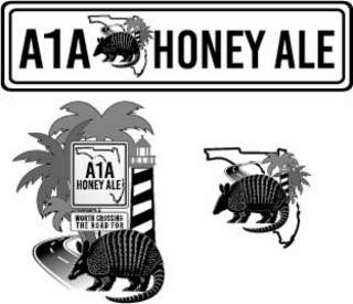 A1A HONEY ALE "WORTH CROSSING THE ROAD FOR"     A1A HONEY ALE logo