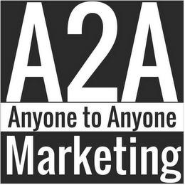 A2A ANYONE TO ANYONE MARKETING logo