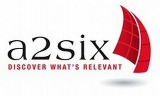 A2SIX DISCOVER WHAT'S RELEVANT logo