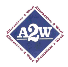 A2W ALTERNATIVES 2 WOOD logo
