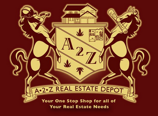 A2Z REAL ESTATE DEPOT YOUR ONE STOP SHOP FOR ALL OF YOUR REAL ESTATE NEEDS logo