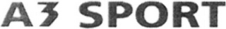 A3 SPORT logo