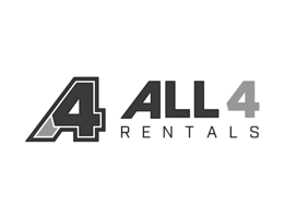 A4 ALL 4 RENTALS logo