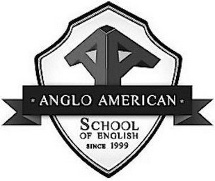 AA ANGLO AMERICAN SCHOOL OF ENGLISH SINCE 1999 logo