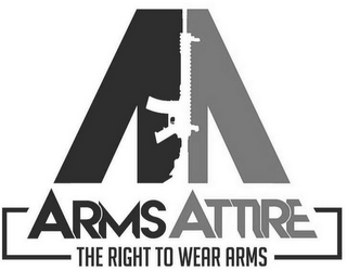 AA ARMS ATTIRE THE RIGHT TO WEAR ARMS logo