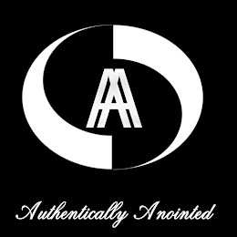 AA AUTHENTICALLY ANOINTED logo