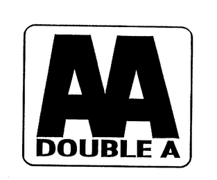 AA DOUBLE A logo