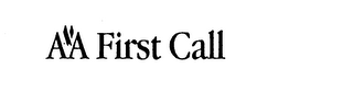 AA FIRST CALL