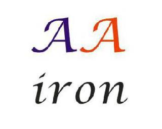 AA IRON logo