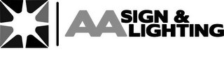 AA SIGN & LIGHTING logo