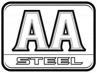 AA STEEL logo