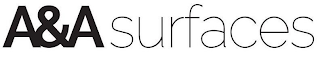 A&A SURFACES logo