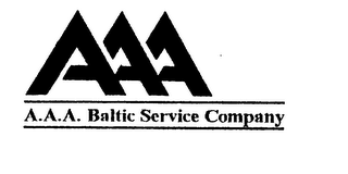 AAA A.A.A. BALTIC SERVICE COMPANY logo