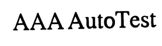 AAA AUTOTEST logo