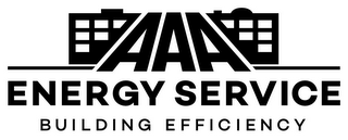 AAA ENERGY SERVICE BUILDING EFFICIENCY logo