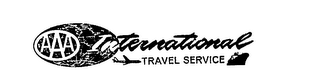 AAA INTERNATIONAL TRAVEL SERVICE logo