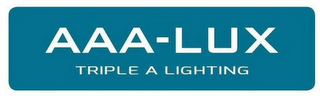 AAA-LUX TRIPLE A LIGHTING logo