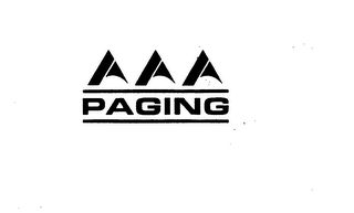 AAA PAGING logo