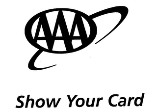 AAA SHOW YOUR CARD logo