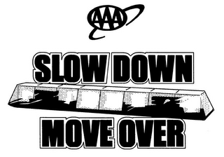 AAA SLOW DOWN MOVE OVER logo