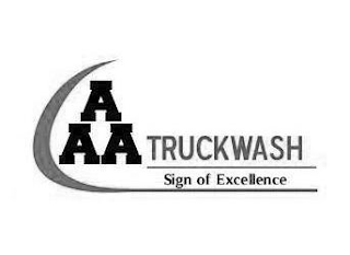 AAA TRUCKWASH SIGN OF EXCELLENCE logo