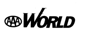 AAA WORLD logo