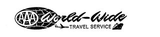 AAA WORLD-WIDE TRAVEL SERVICE logo