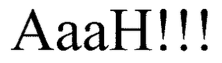 AAAH!!! logo