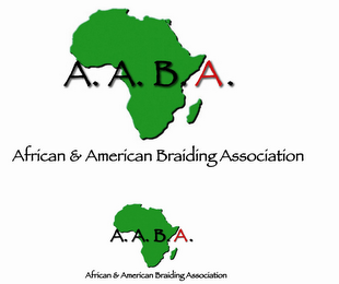 A.A.B.A. AFRICAN & AMERICAN BRAIDING ASSOCIATION logo