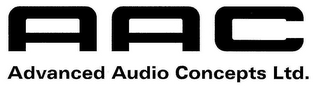 AAC ADVANCED AUDIO CONCEPTS LTD. logo