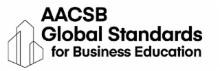 AACSB GLOBAL STANDARDS FOR BUSINESS EDUCATION logo