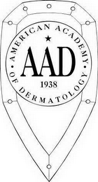 AAD 1938 AMERICAN ACADEMY OF DERMATOLOGY logo