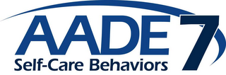 AADE 7 SELF-CARE BEHAVIORS logo