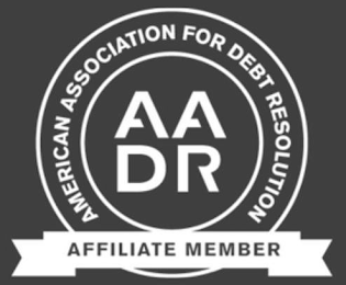 AADR AMERICAN ASSOCIATION FOR DEBT RESOLUTION AFFILIATE MEMBER logo