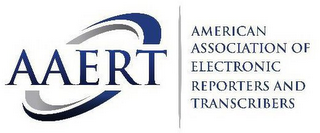 AAERT AMERICAN ASSOCIATION OF ELECTRONIC REPORTERS AND TRANSCRIBERS logo