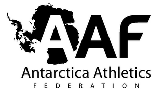 AAF ANTARCTICA ATHLETICS FEDERATION logo