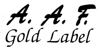 A.A.F. GOLD LABEL logo