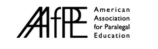AAFPE AMERICAN ASSOCIATION FOR PARALEGAL EDUCATION logo