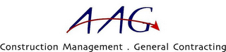 AAG, CONSTRUCTION MANAGEMENT, GENERAL CONTRACTING logo