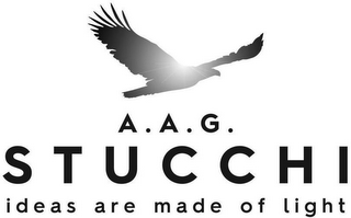 A.A.G. STUCCHI IDEAS ARE MADE OF LIGHT logo