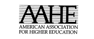 AAHE AMERICAN ASSOCIATION FOR HIGHER EDUCATION logo