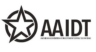 AAIDT AMERICAN ASSOCIATION OF INDEPENDENT DENTAL TECHNICIANS logo