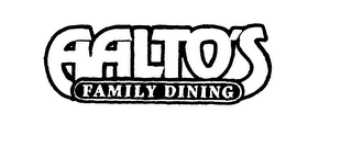 AALTO'S FAMILY DINING logo