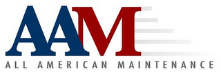 AAM ALL AMERICAN MAINTENANCE logo